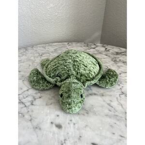 Pier 1 Imports Sea Turtle Plush Stuffed Animal Green Cozy